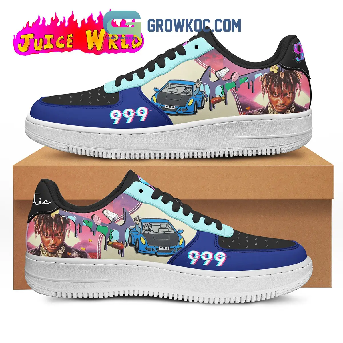 Juice Wrld Death Race For Love Air Force 1 Shoes