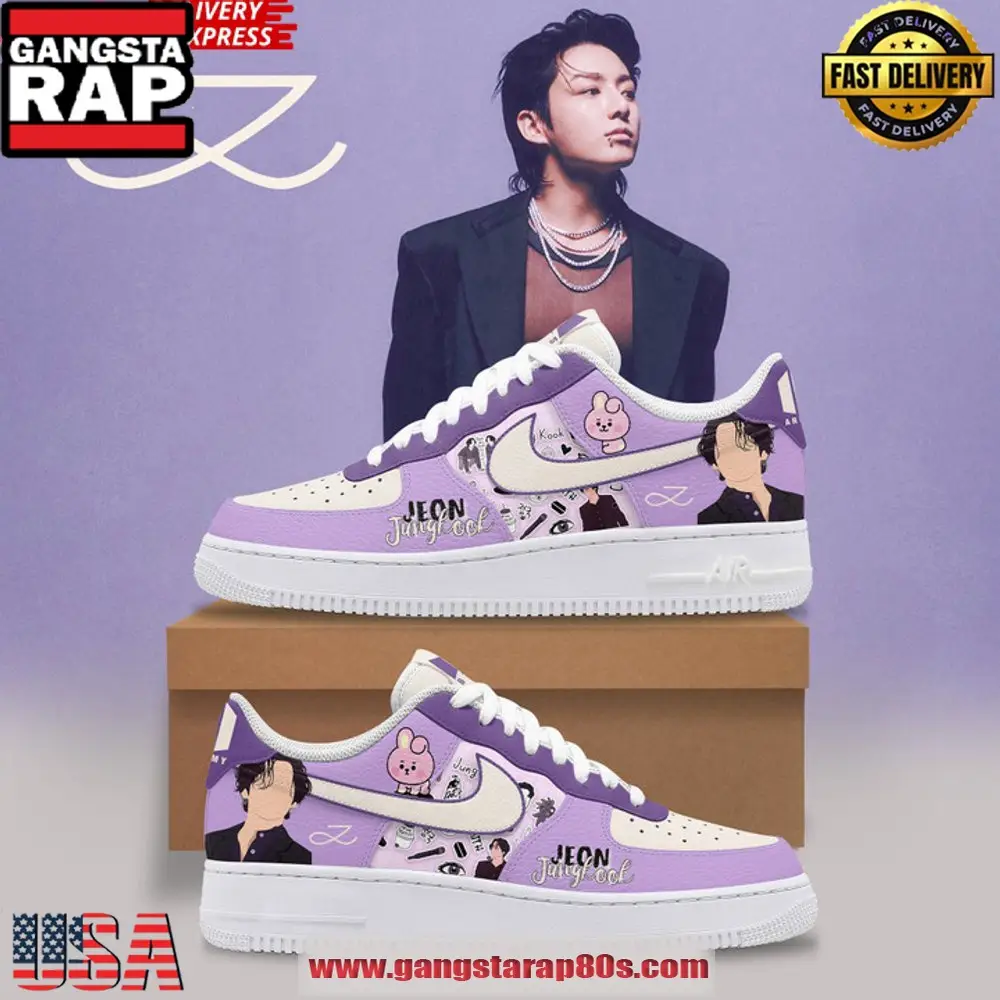Jungkook BTS Limited Edition Air Force 1 Sneakers Shoes