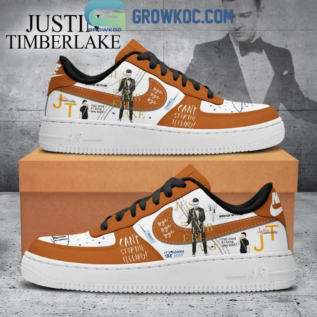 Justin Timberlake Sexy Back Bye Bye Bye Air Force 1 Shoes