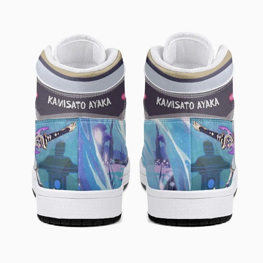 Kamisato Ayaka Genshin Impact JD1 High Top Shoes