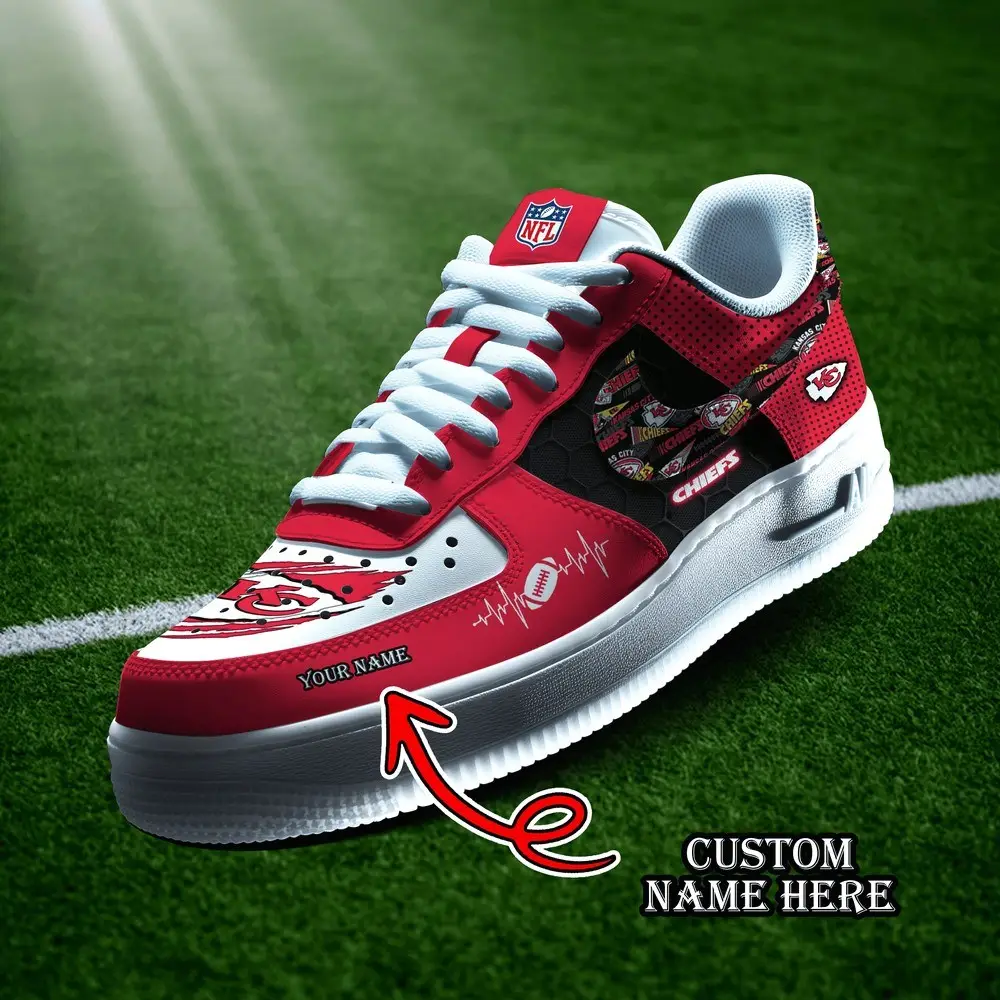 Kansas City Chiefs Personalized Version 6 AF1 Shoes