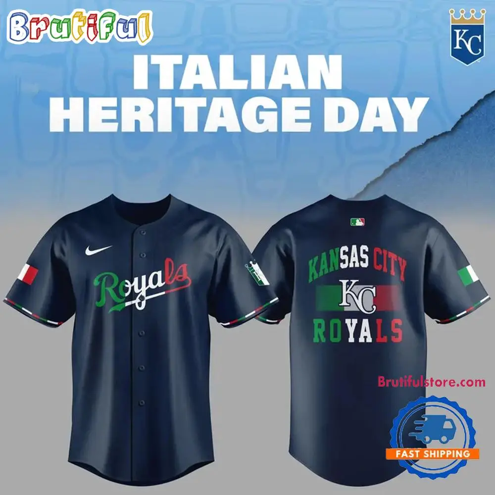 Kansas City Royals 2025 Italian Heritage Celebration Baseball Jersey