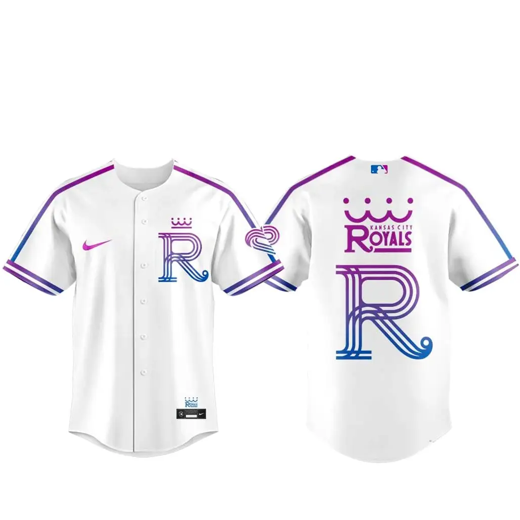 Kansas City Royals 2026 City Connect Stadium White Baseball Jersey - Tazila