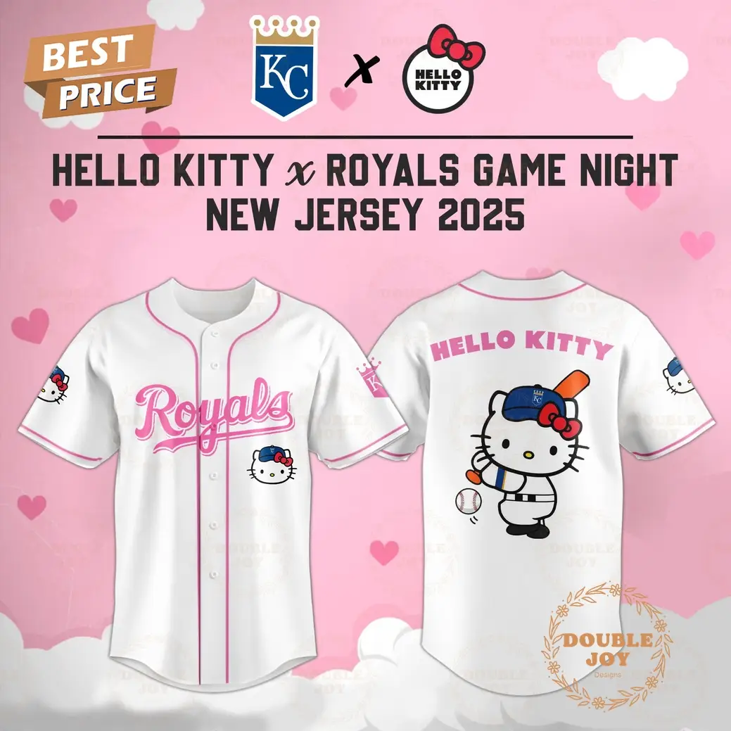 Kansas City Royals Hello Kitty X Cubs Game Night 2025 New Limited Edition Baseball Jersey