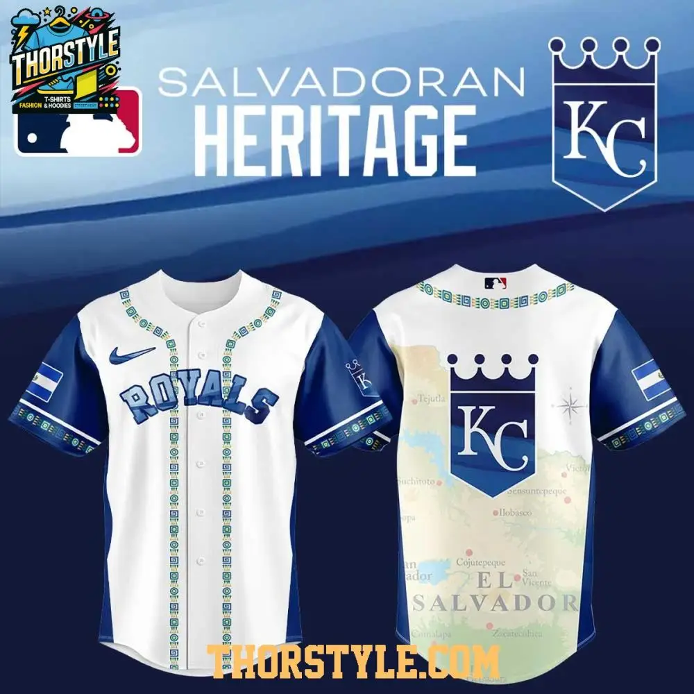 Kansas City Royals Traditional Salvadoran El Salvador Heritage 2025 Baseball Jersey