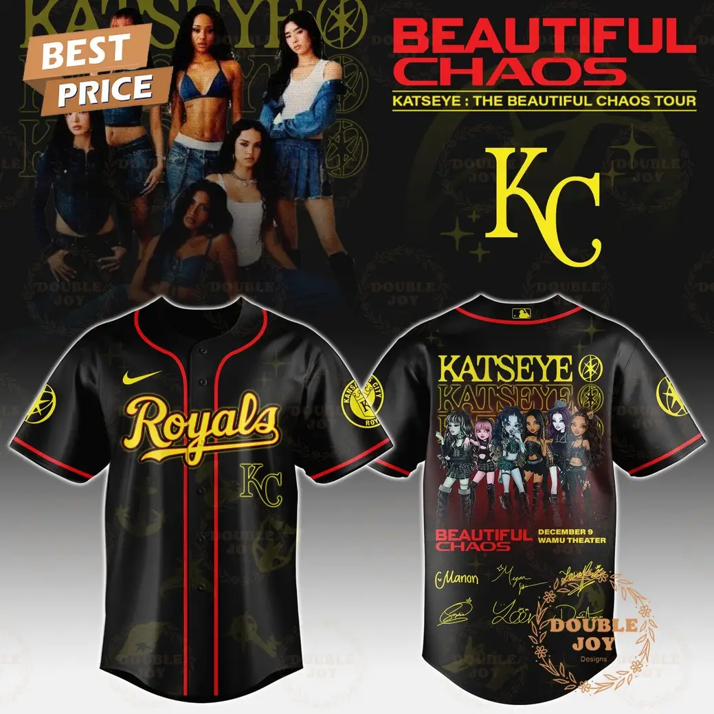 Kansas City Royals x Katseye "The Beautiful Chaos Tour" 2025 Baseball Jersey