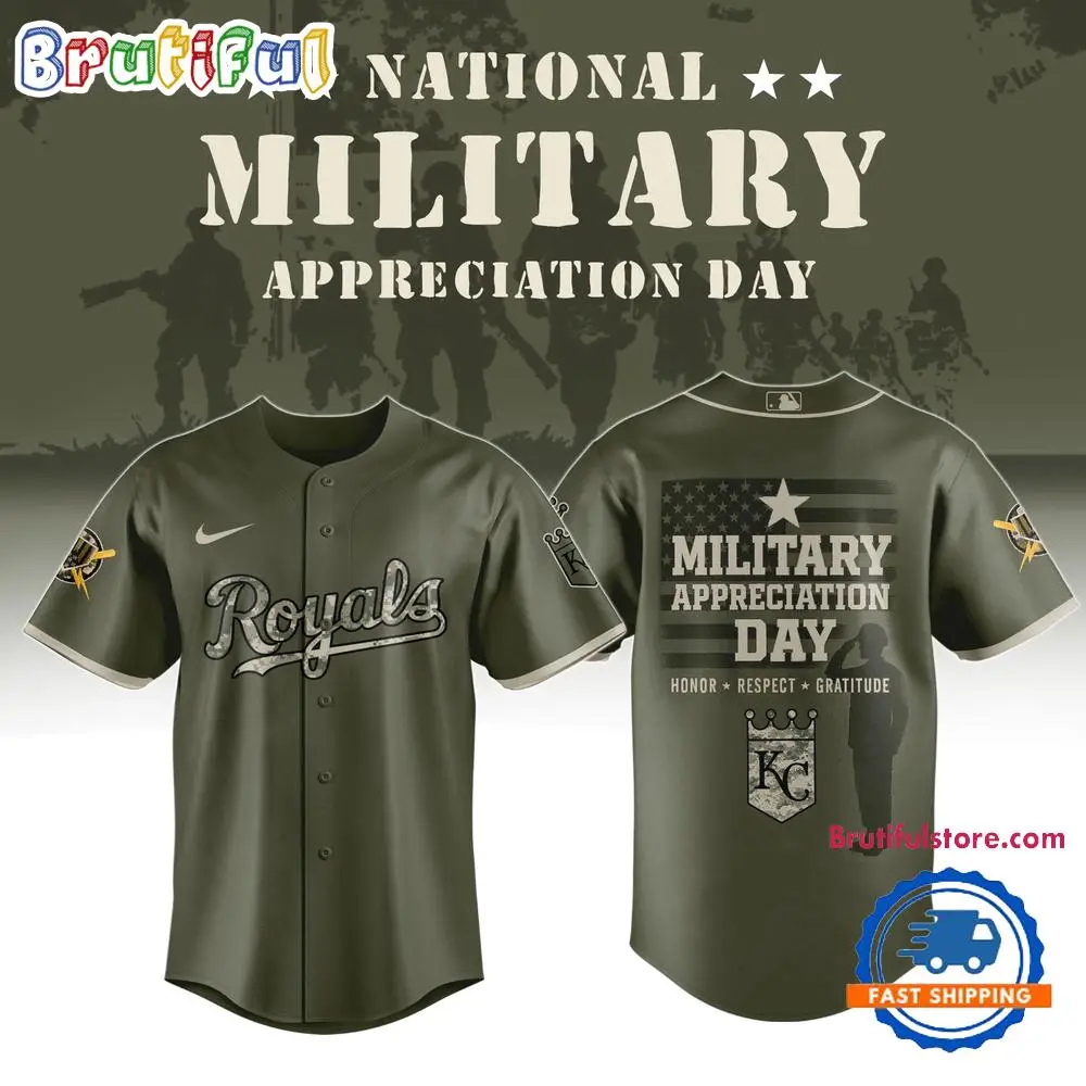 Kansas City Royals X Military Appreciation Day 2025 Baseball Jersey