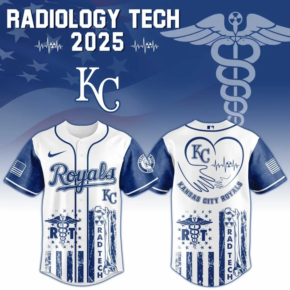 Kansas City Royals X Radiology Tech Night Exclusive Design Custom Baseball Jersey