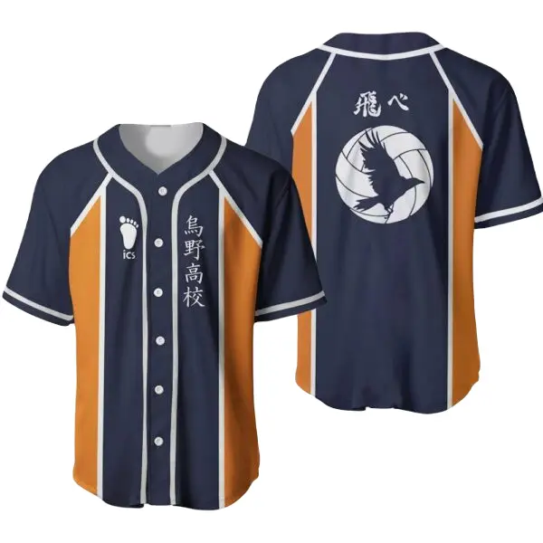 Karasuno Volleyball Anime Jersey – Short Sleeve Cosplay Shirt For Fans