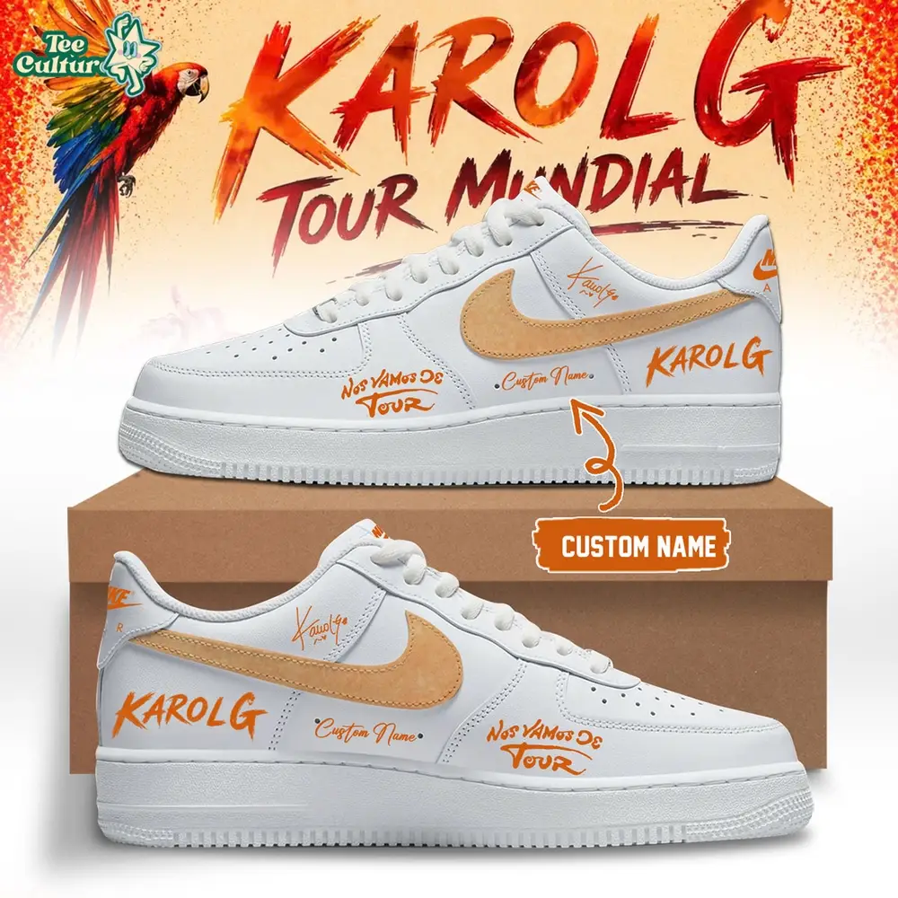 Karol G - Nos Vamos de Tour Limited Edition Signature - AF1 Shoes