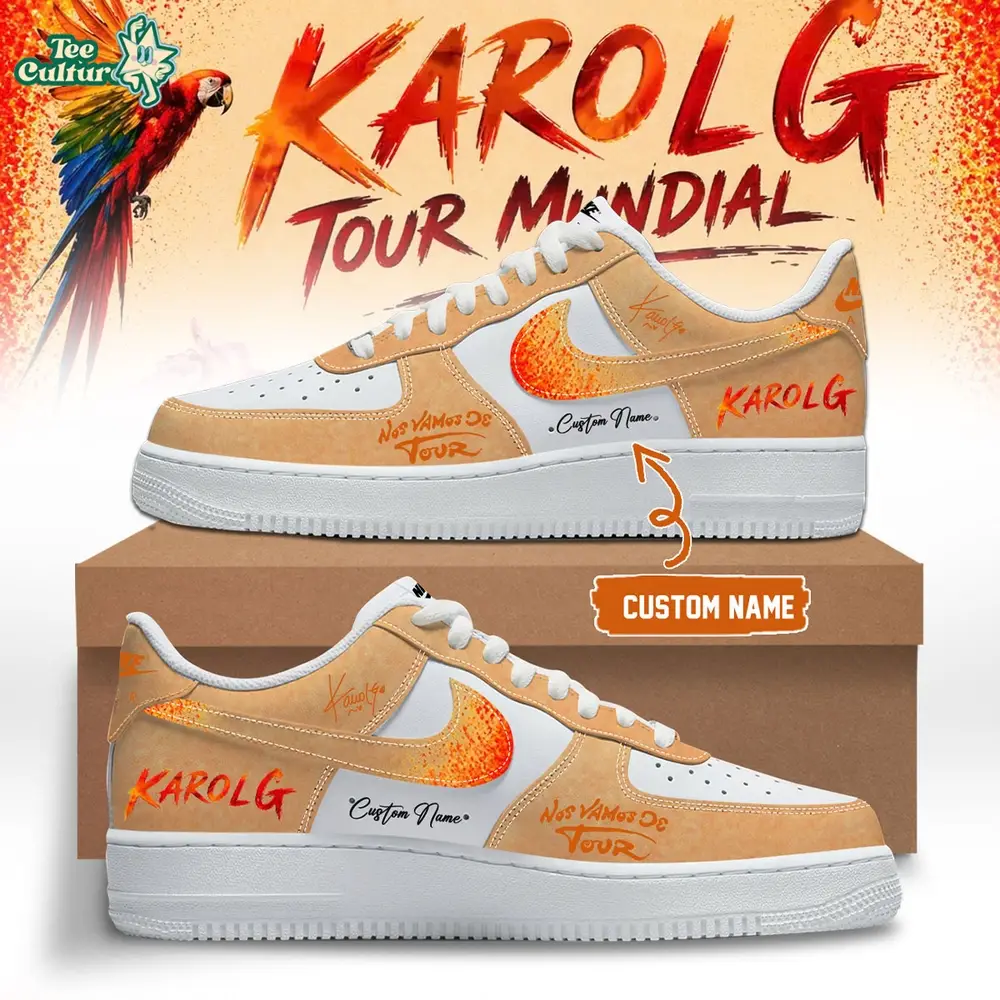 Karol G - Nos Vamos de Tour Limited Edition Signature - AF1 Shoes Ver2