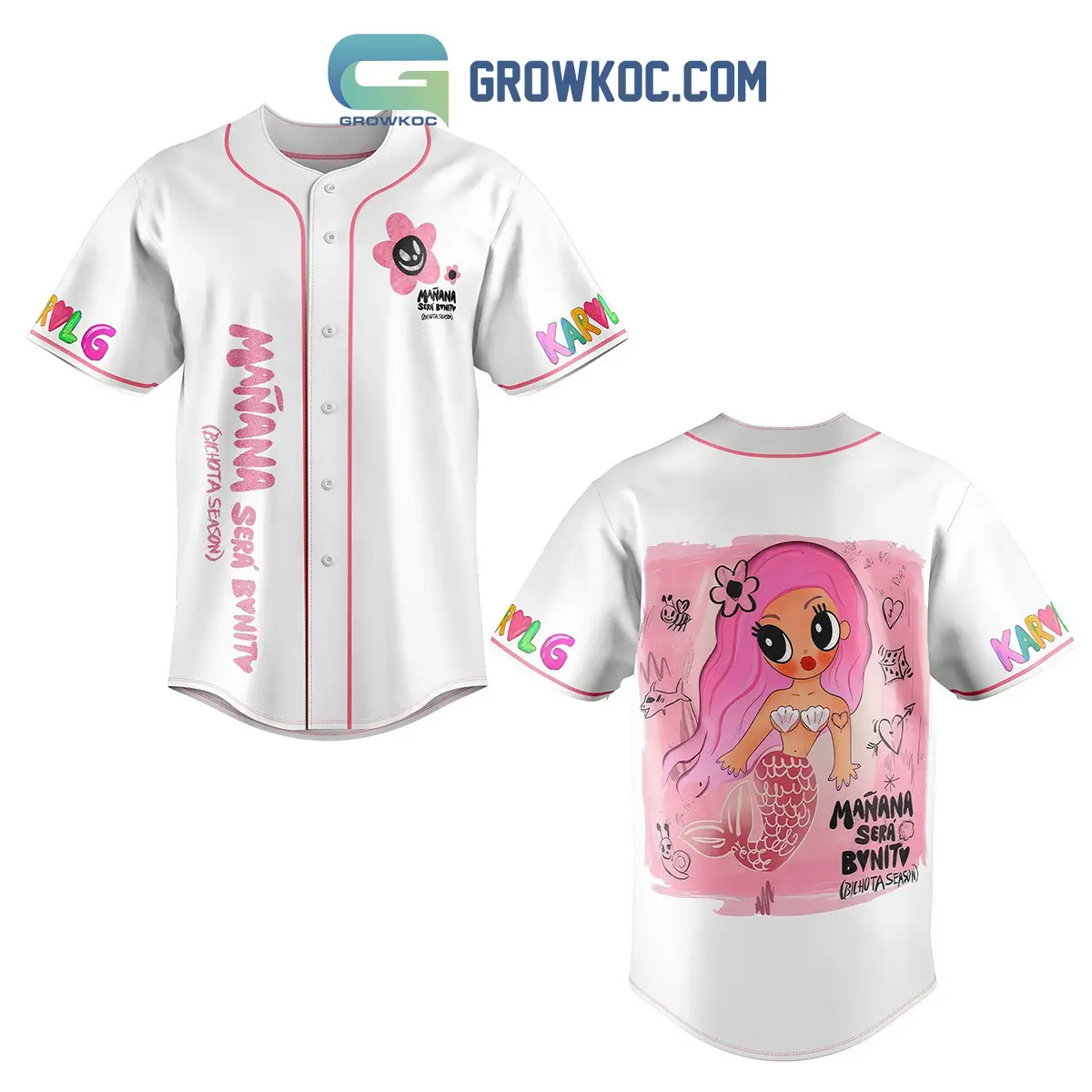 Karol G Richota Season Manana Sera Bonity Art Design Baseball Jersey