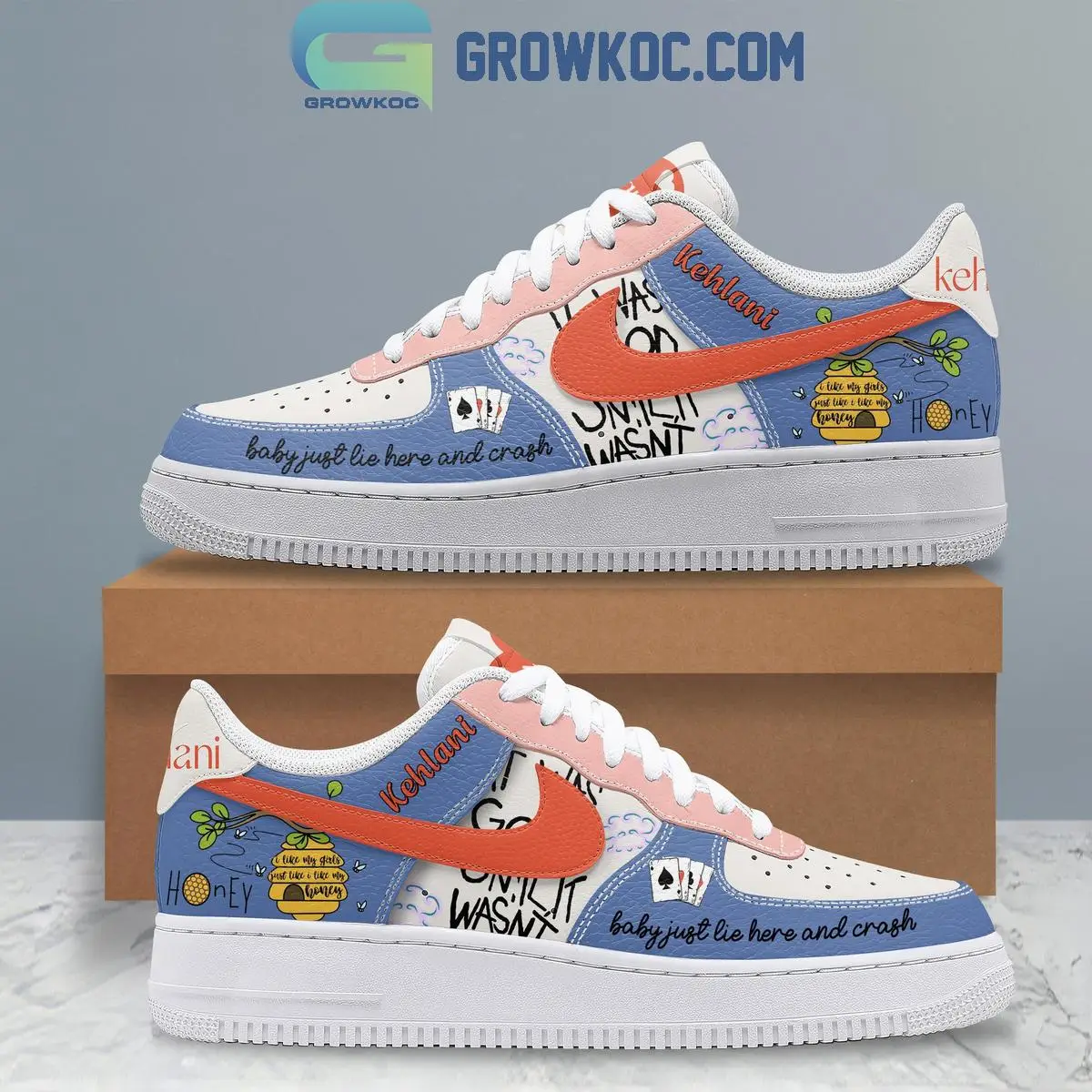 Kehlani Baby Just Lie Here And Crash Air Force 1 Shoes Kehlani Baby Just Lie Here And Crash Air Force 1 Shoes - Image 1