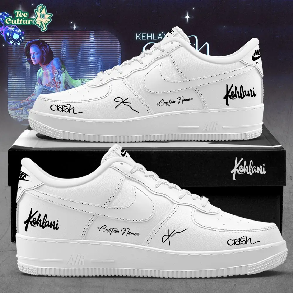 Kehlani Crash World Tour Signature Custom Name Shoes AF1