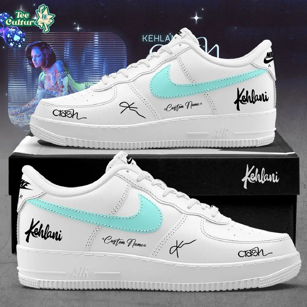 Kehlani Crash World Tour Signature V2 Custom Name Shoes AF1
