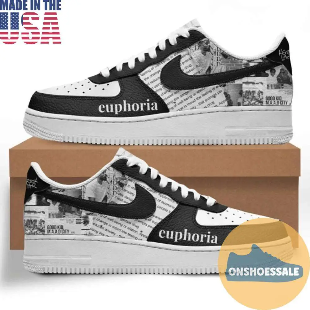 Kendrick Lamar Euphoria Air Force 1, Gift For Fans - Best Gift Shoes Kendrick Lamar Euphoria Air Force 1, Gift For Fans - Best Gift Shoes - Image 1