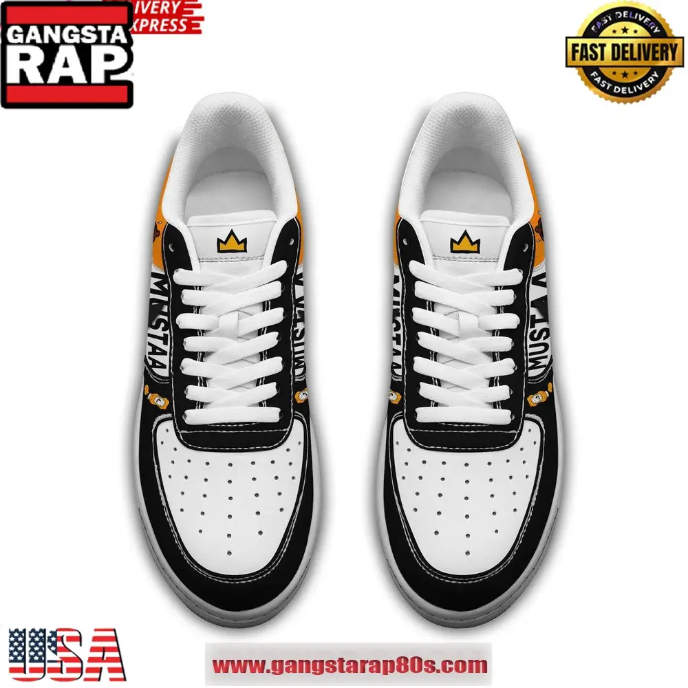 Kendrick Lamar Mustard Limited Edition Air Force 1 Running Sneakers Shoes Kendrick Lamar Mustard Limited Edition Air Force 1 Running Sneakers Shoes - Image 1