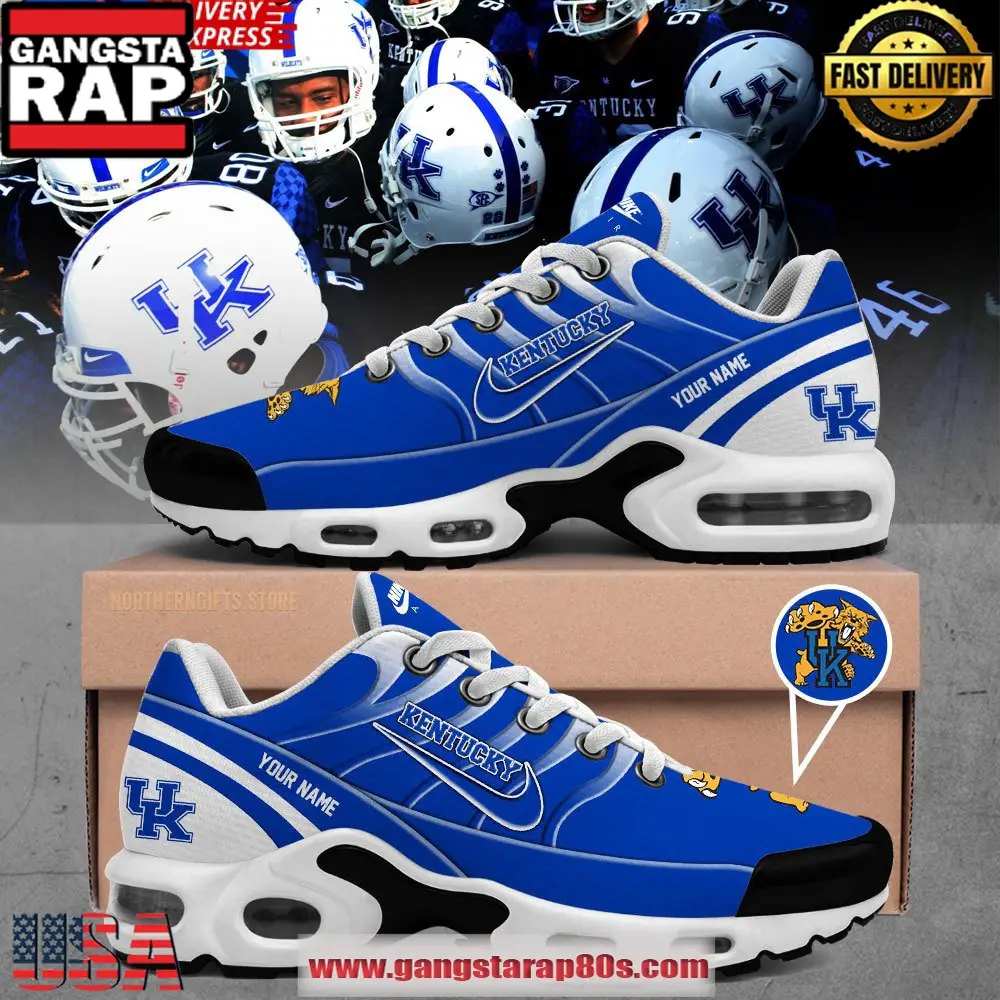 Kentucky Wildcats Limited Edition Air Max Plus Shoes Running Sneakers
