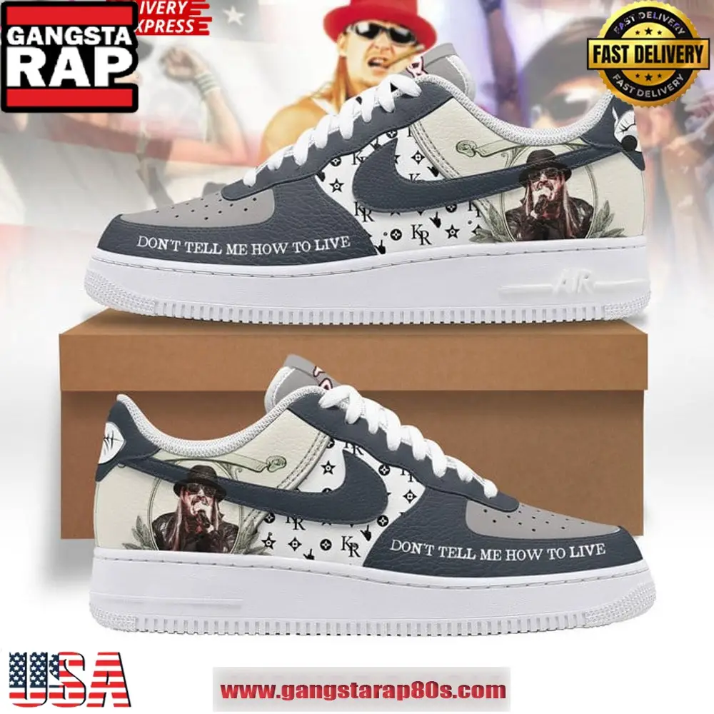 Kid Rock Special Edition Air Force 1 Running Sneakers Shoes