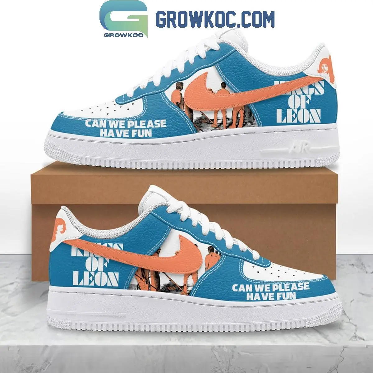 King Of Leon Can We Please Have Fun Air Force 1 Shoes
