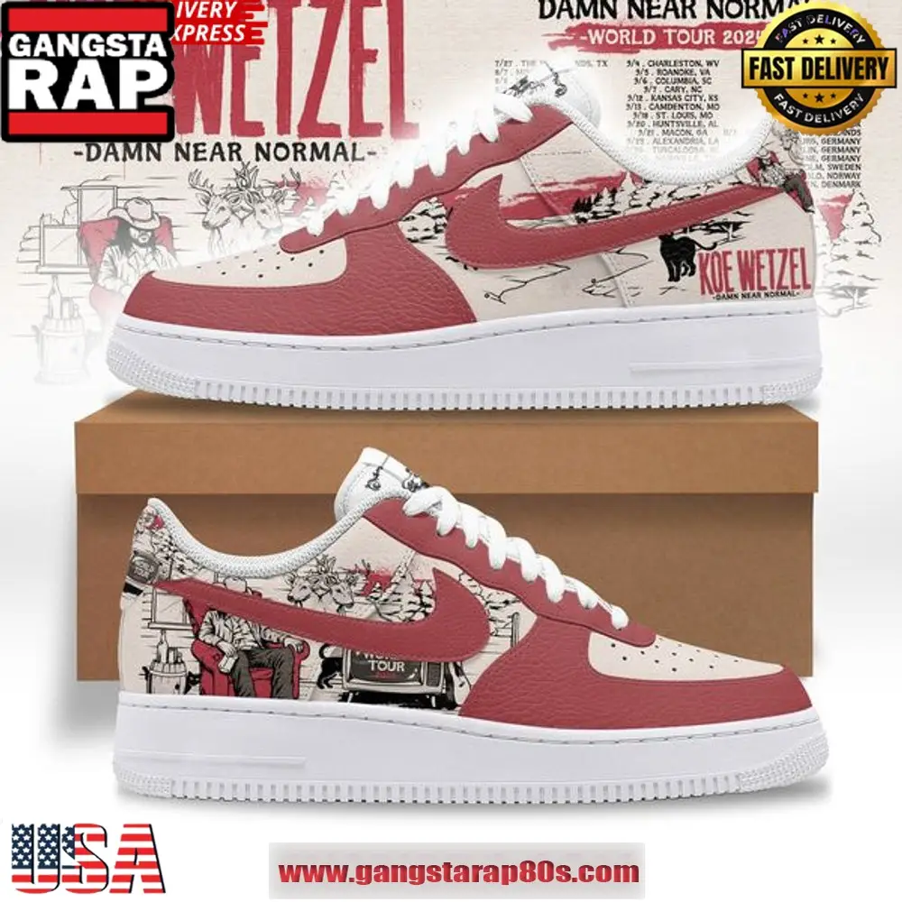 Koe Wetzel Limited Edition Air Force 1 Sneakers Shoes