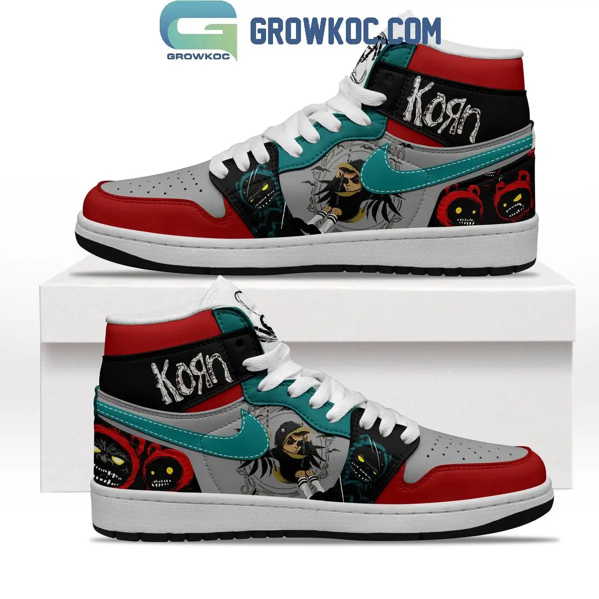 Korn A Different World Air Jordan 1 Shoes