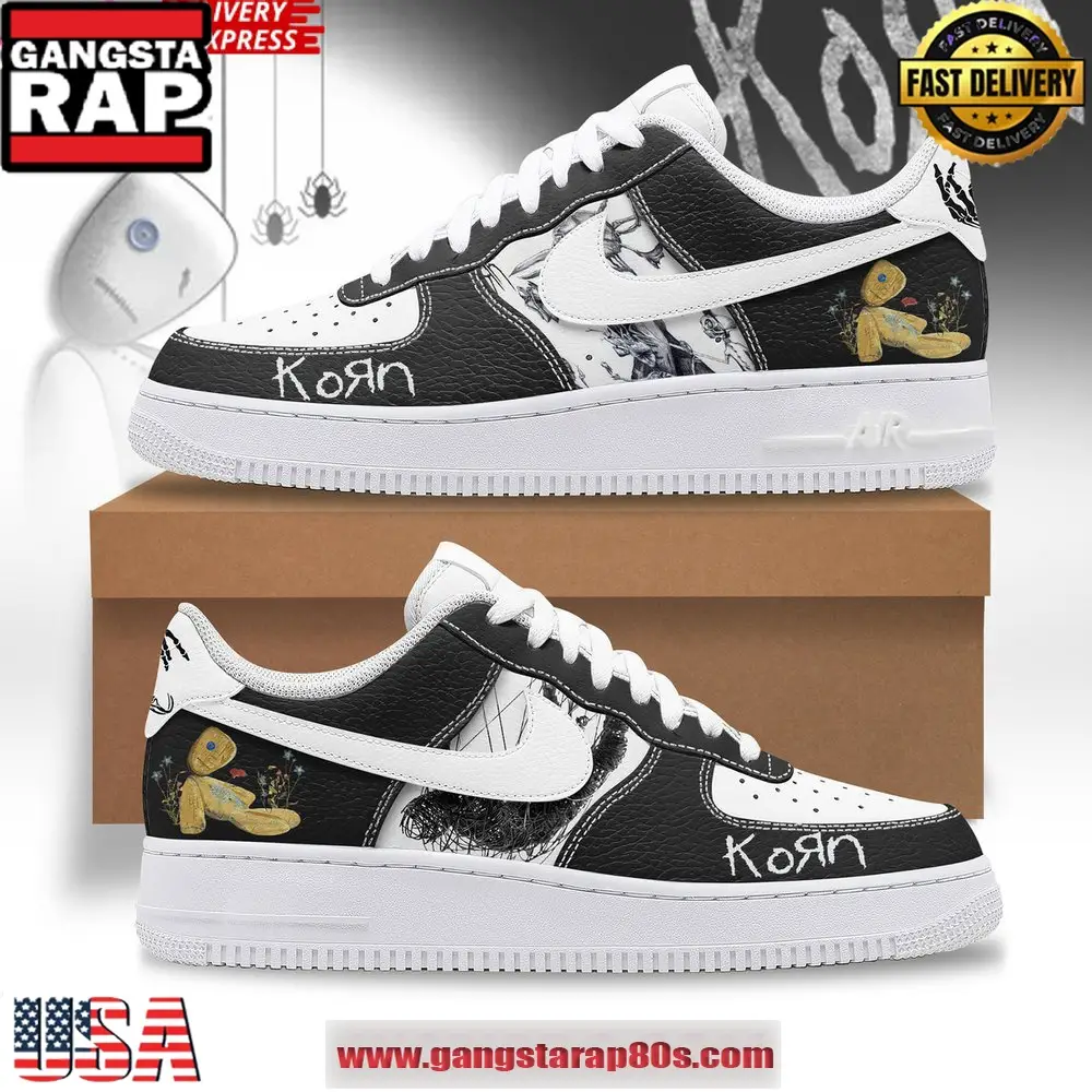 Korn Band Special Edition Air Force 1 Running Sneakers Shoes