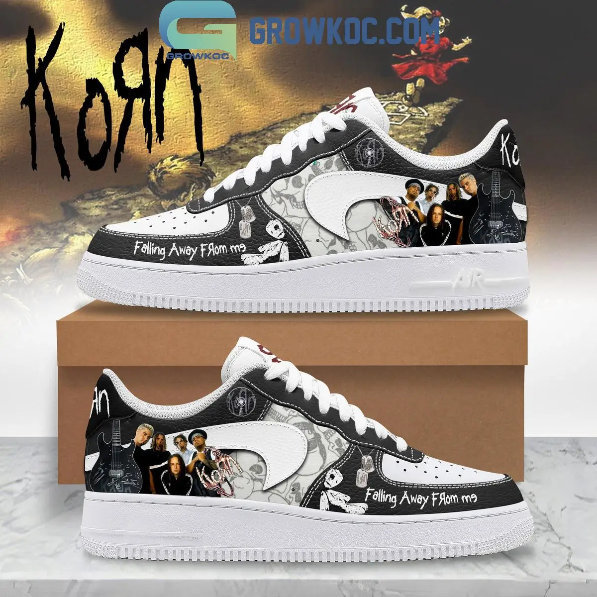 Korn Falling Away From Me Air Force 1 Shoes