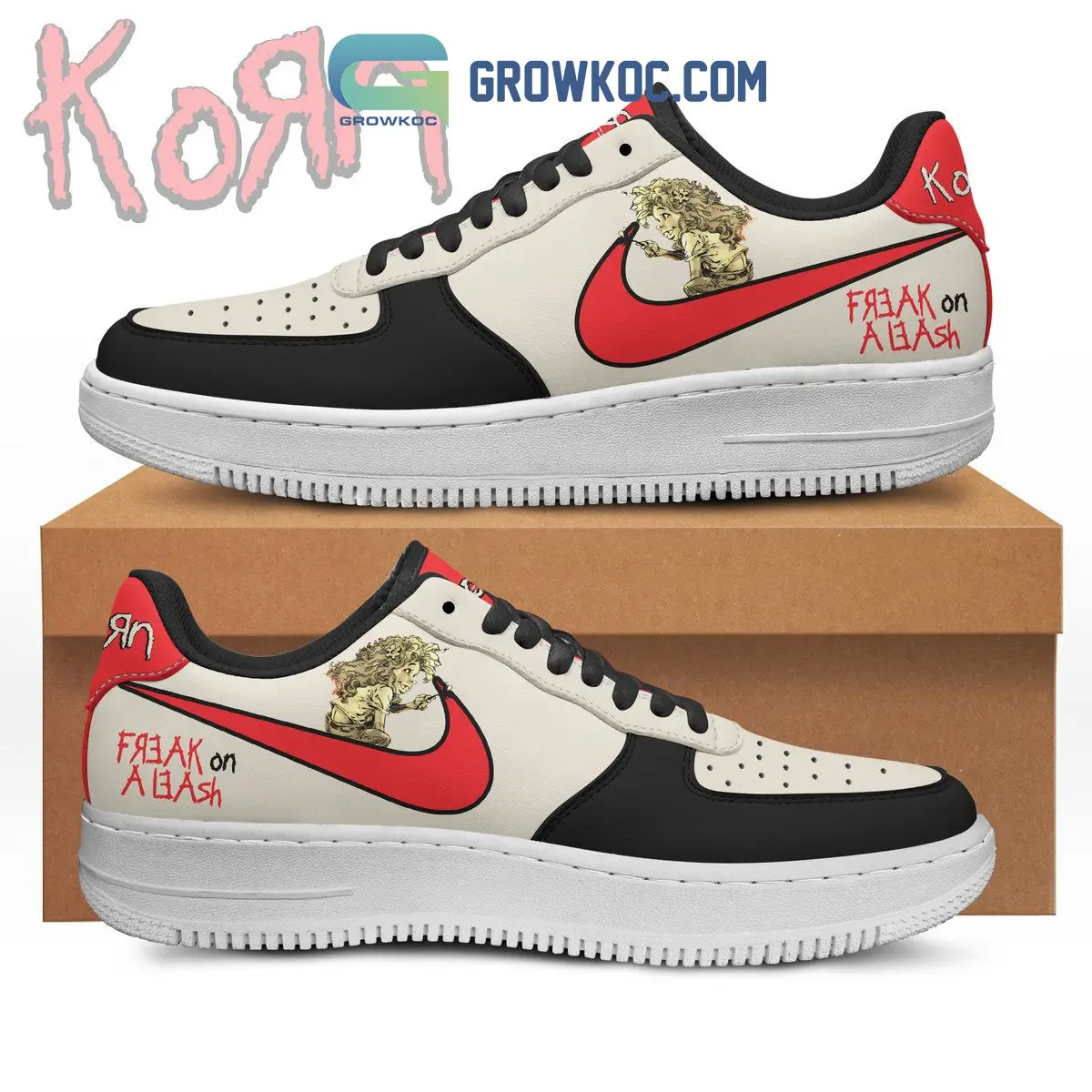 Korn Freak On A Leash Fan Design Air Force 1 Shoes