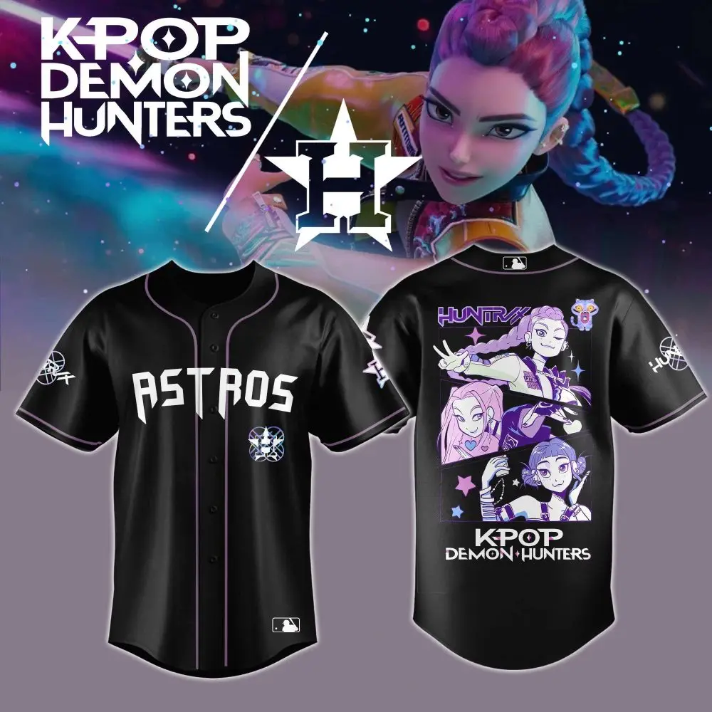 Kpop Demon Hunters Astros Jersey - Stylish Anime Fan Apparel For Trendsetters
