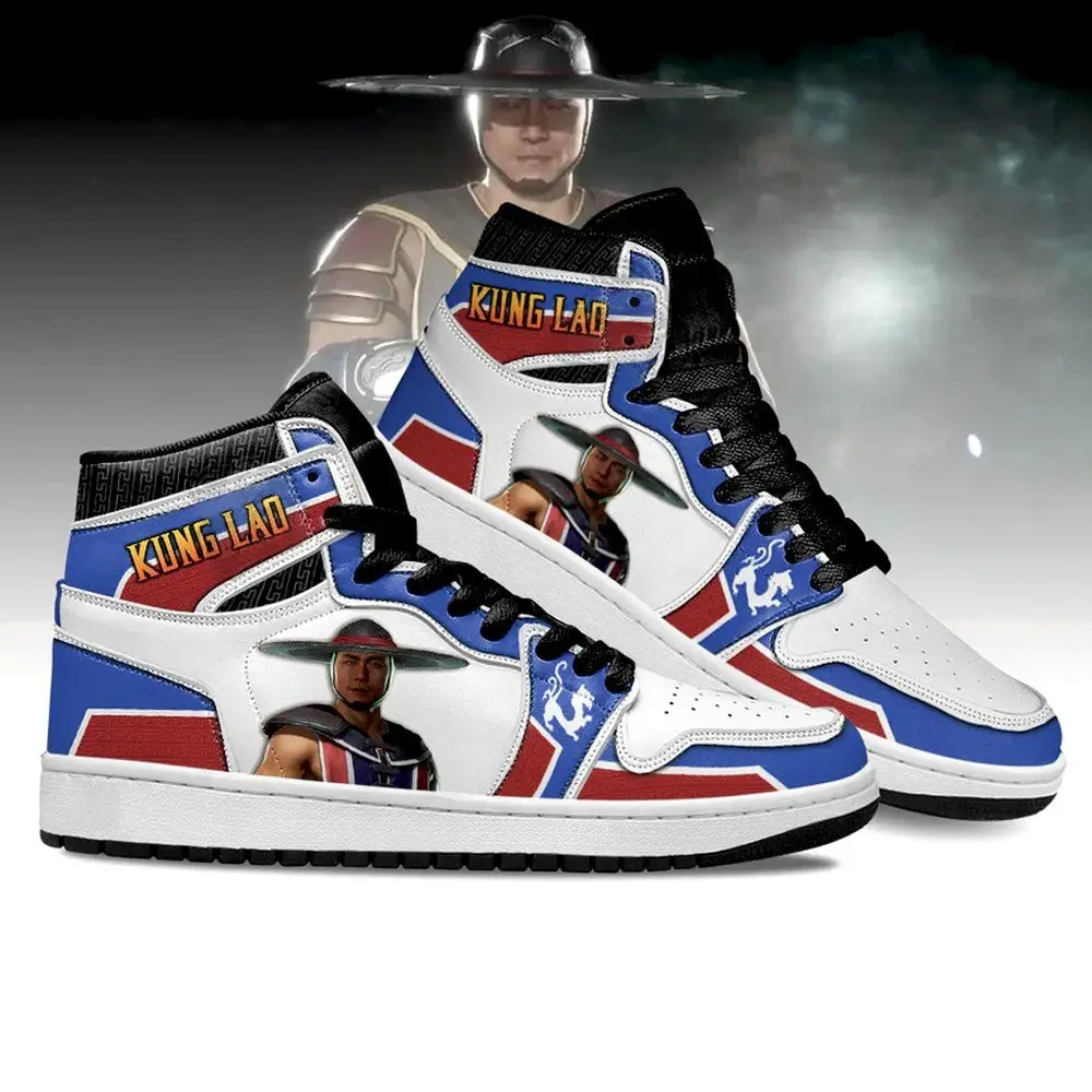 Kung Lao Mortal Kombat AJ1 High Top Shoes
