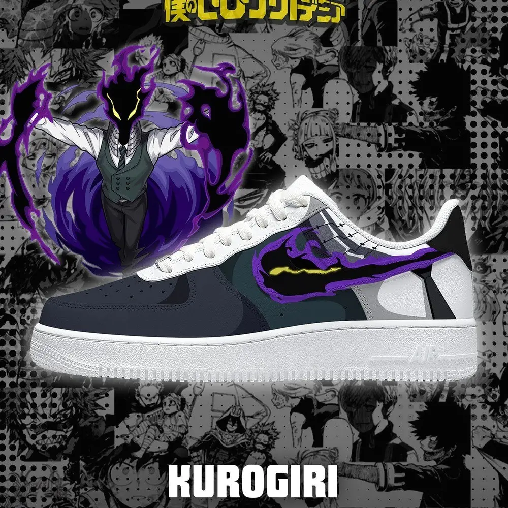 Kurogiri My Hero Academia AF1 Shoes