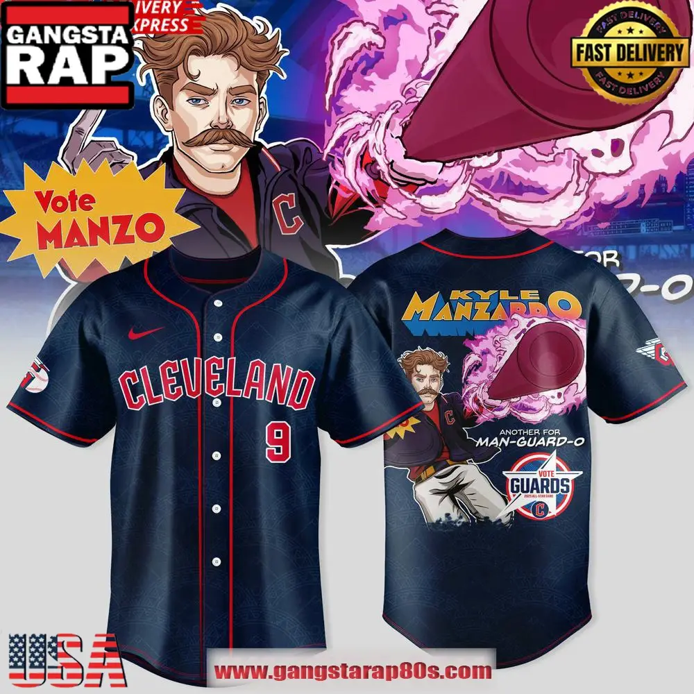 Kyle Manzardo x Guardian Power All-Star Edition Baseball Jersey Shirt Kyle Manzardo x Guardian Power All-Star Edition Baseball Jersey Shirt - Image 1