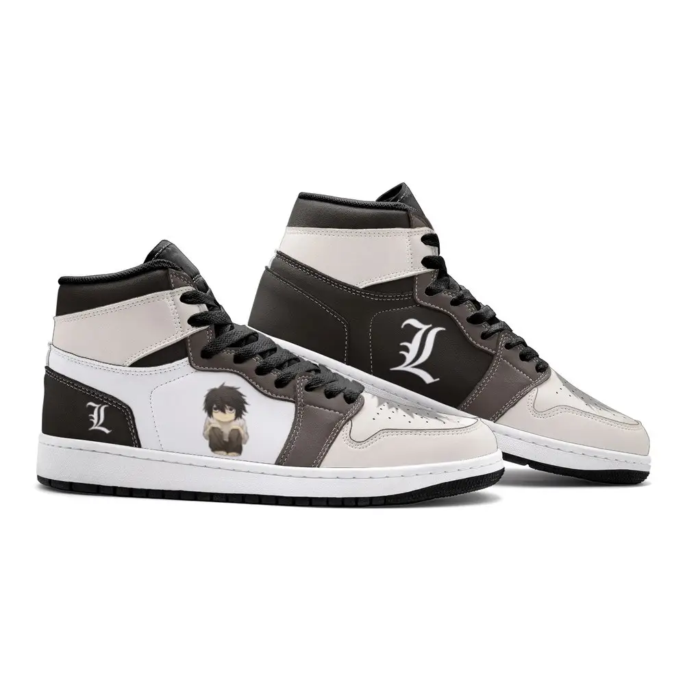 L Lawliet Desu Nōto J1 High Top Shoes