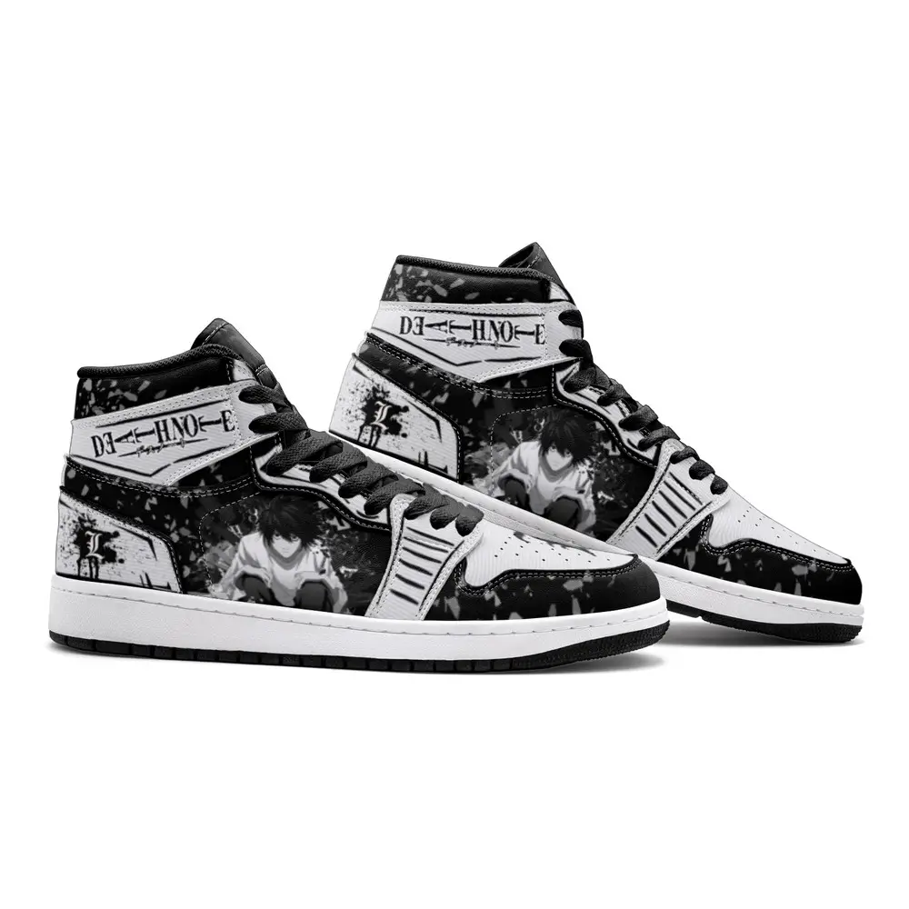 L Lawliet Ryuzaki Desu Nōto J1 High Top Shoes