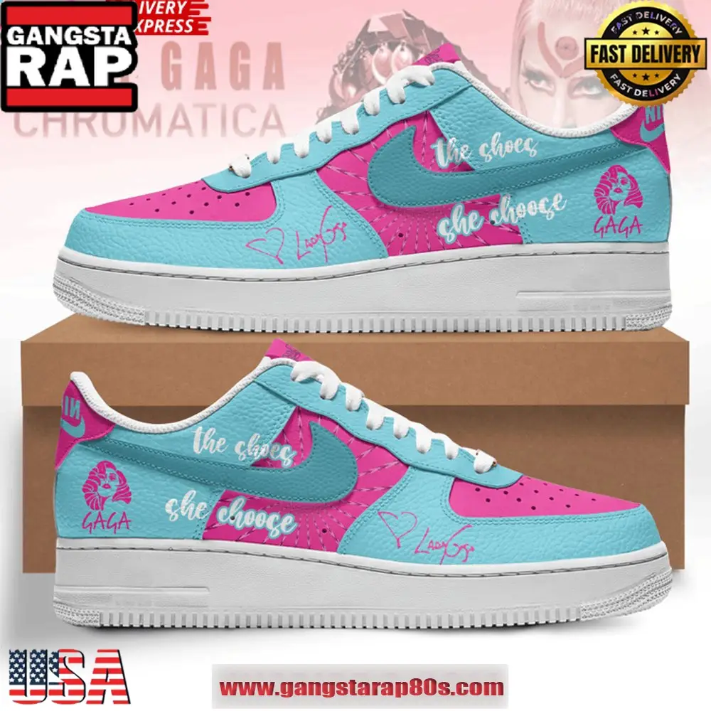 Lady Gaga Chromatica New Design Air Force 1 Sneakers Shoes