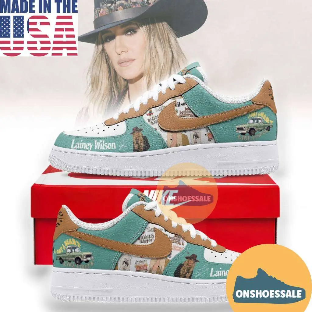 Lainey Wilson Heart Like A Truck Air Force 1 Shoes, Gift For Fans - Best Gift Shoes