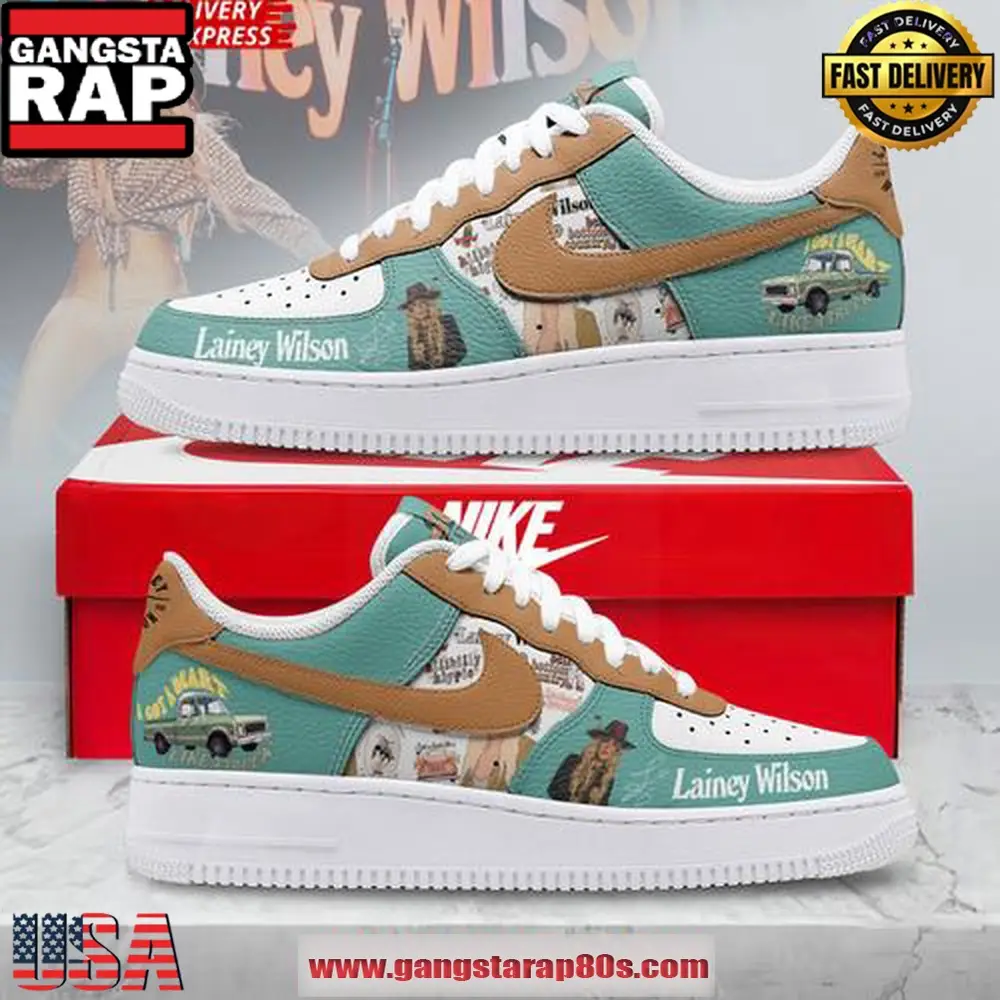 Lainey Wilson Limited Edition Air Force 1 Sneakers Shoes Lainey Wilson Limited Edition Air Force 1 Sneakers Shoes - Image 1
