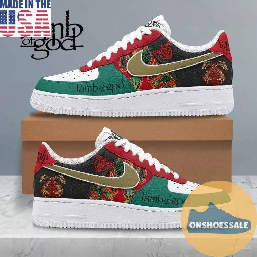 Lamb Of God Air Force 1 Shoes, Gift For Fans - Best Gift Shoes