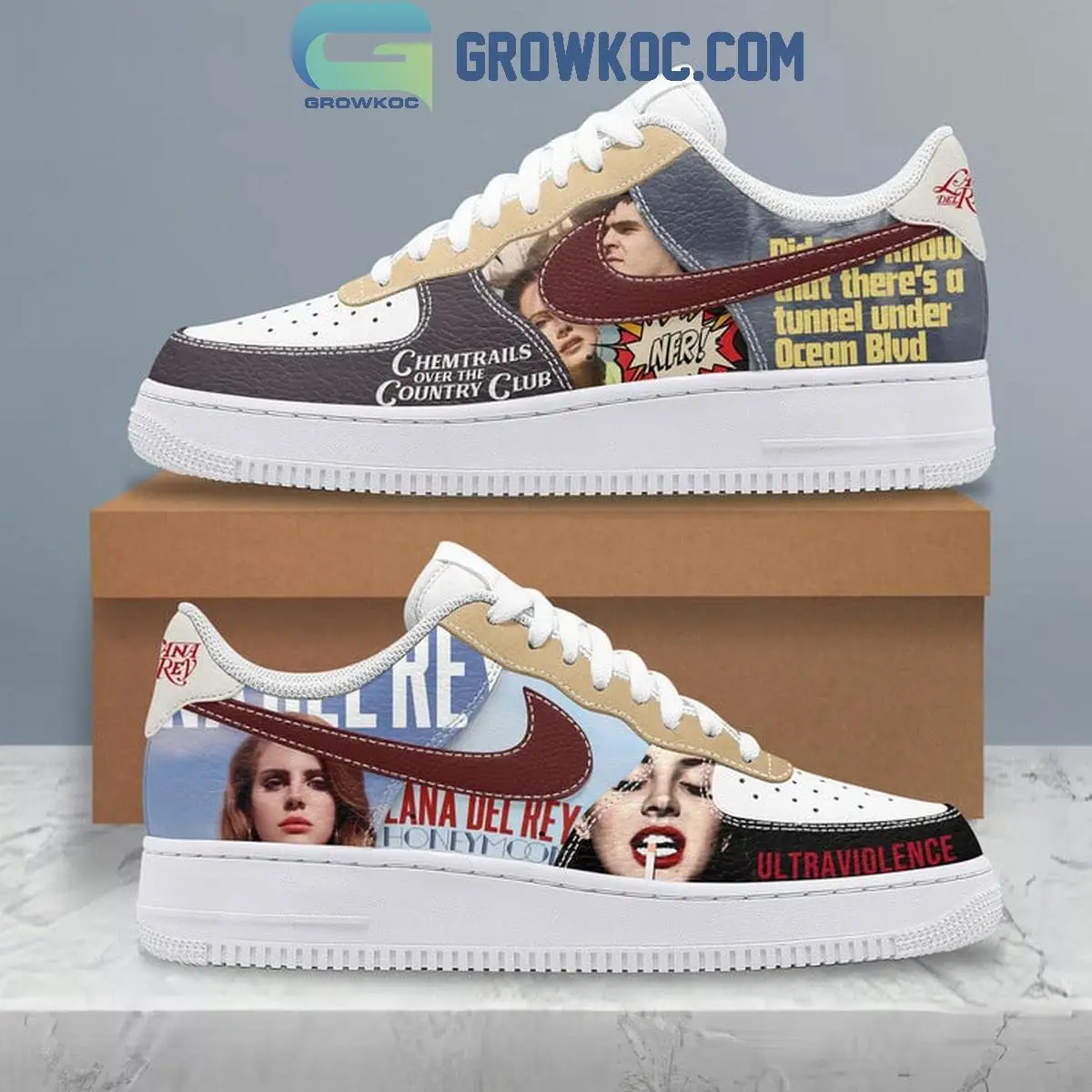 Lana Del Rey Chemtrails Over The Country Clubs Air Force 1 Shoes