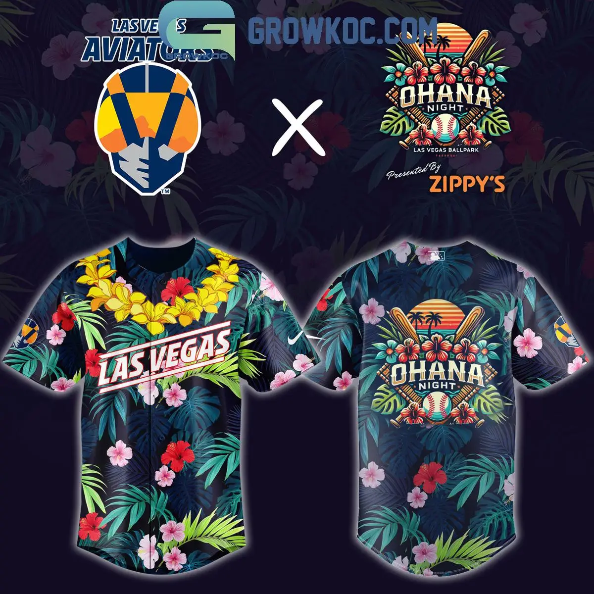 Las Vegas Aviators Ohana Night Hawaii Jersey