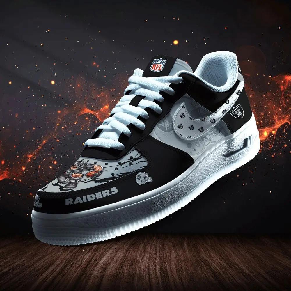 Las Vegas Raiders Personalized Version 3 AF1 Shoes Las Vegas Raiders Personalized Version 3 AF1 Shoes - Image 1