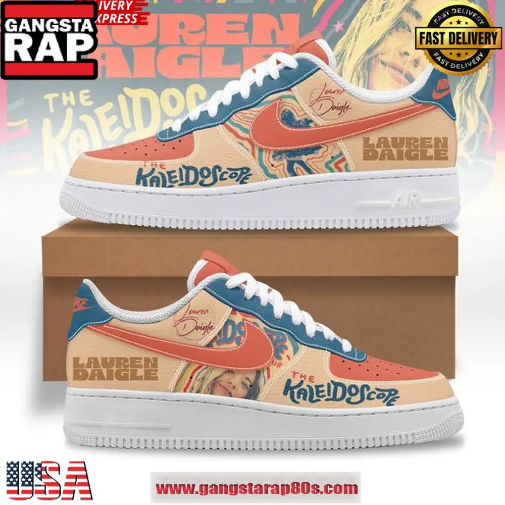 Lauren Daigle Kaleidoscope New Edition Air Force 1 Sneakers Shoes
