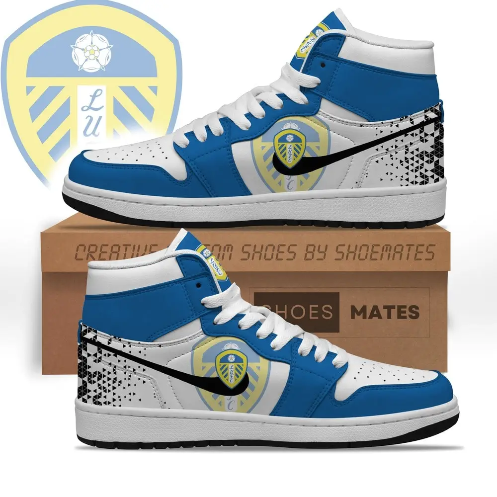 Leeds United Football AJ1 High Top Shoes