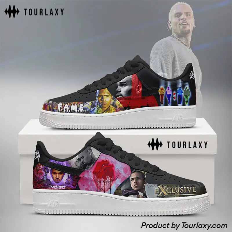 Legacy Chris Brown Air Force 1 Shoes 