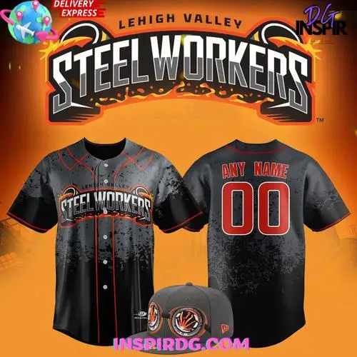 Lehigh Valley Ironpigs Steelworker 2025 Baseball Jersey