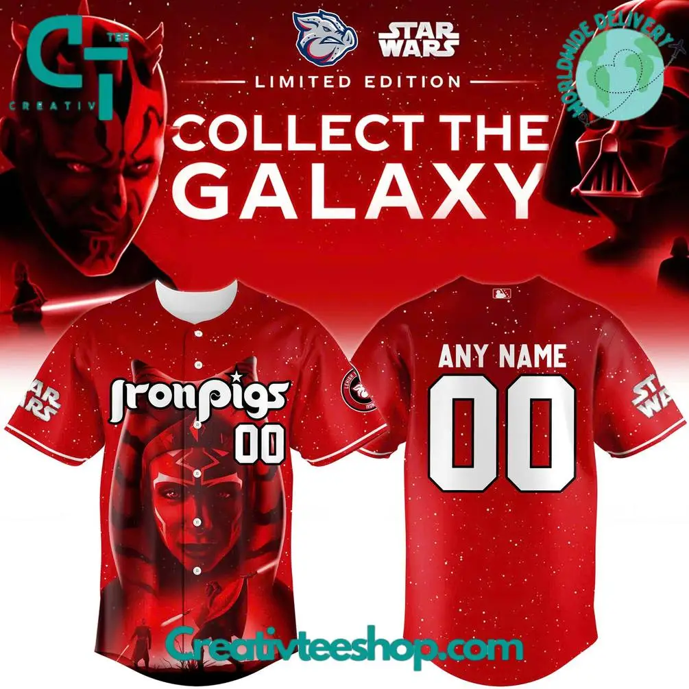 Lehigh Valley Ironpigs X Star Wars Baseball Jersey 2025