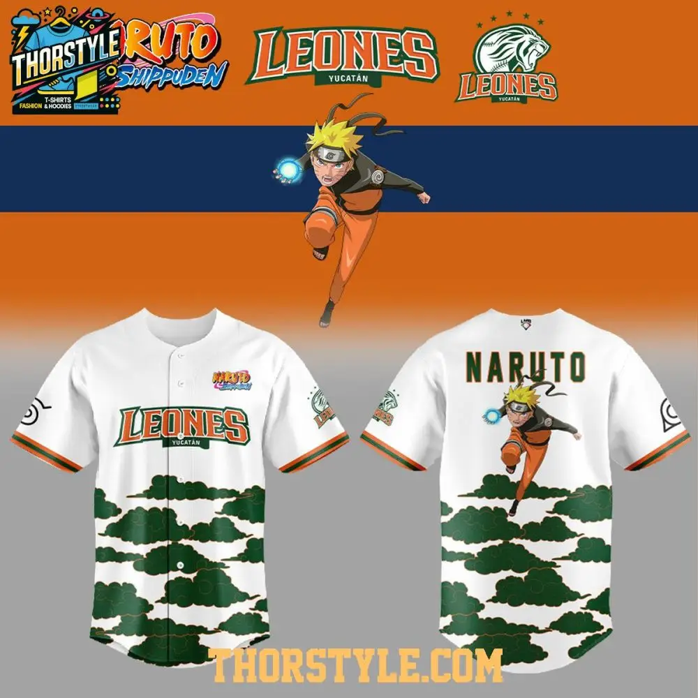 Leones De Yucatan X Naruto Shippuden 2026 Night Baseball Jersey