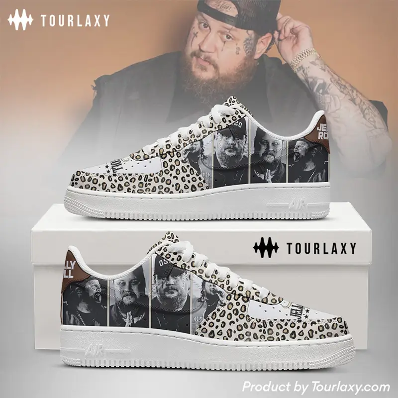 Leopard Jelly Roll Air Force 1 Shoes 