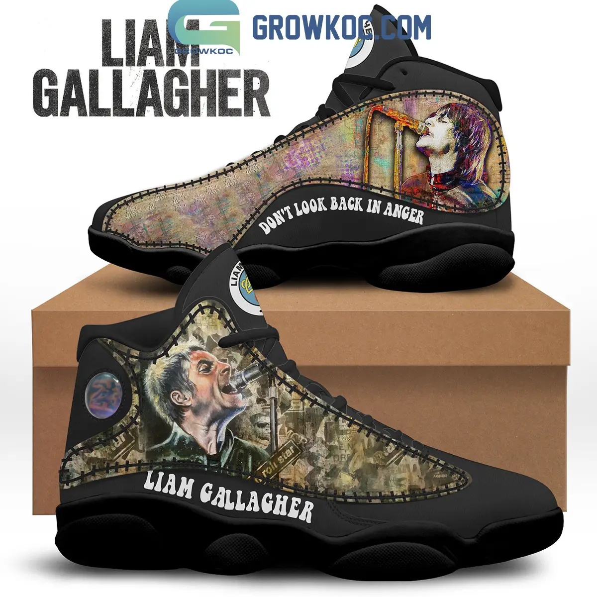 Liam Gallagher Don't Look Back In Anger Air Jordan 13 Shoes